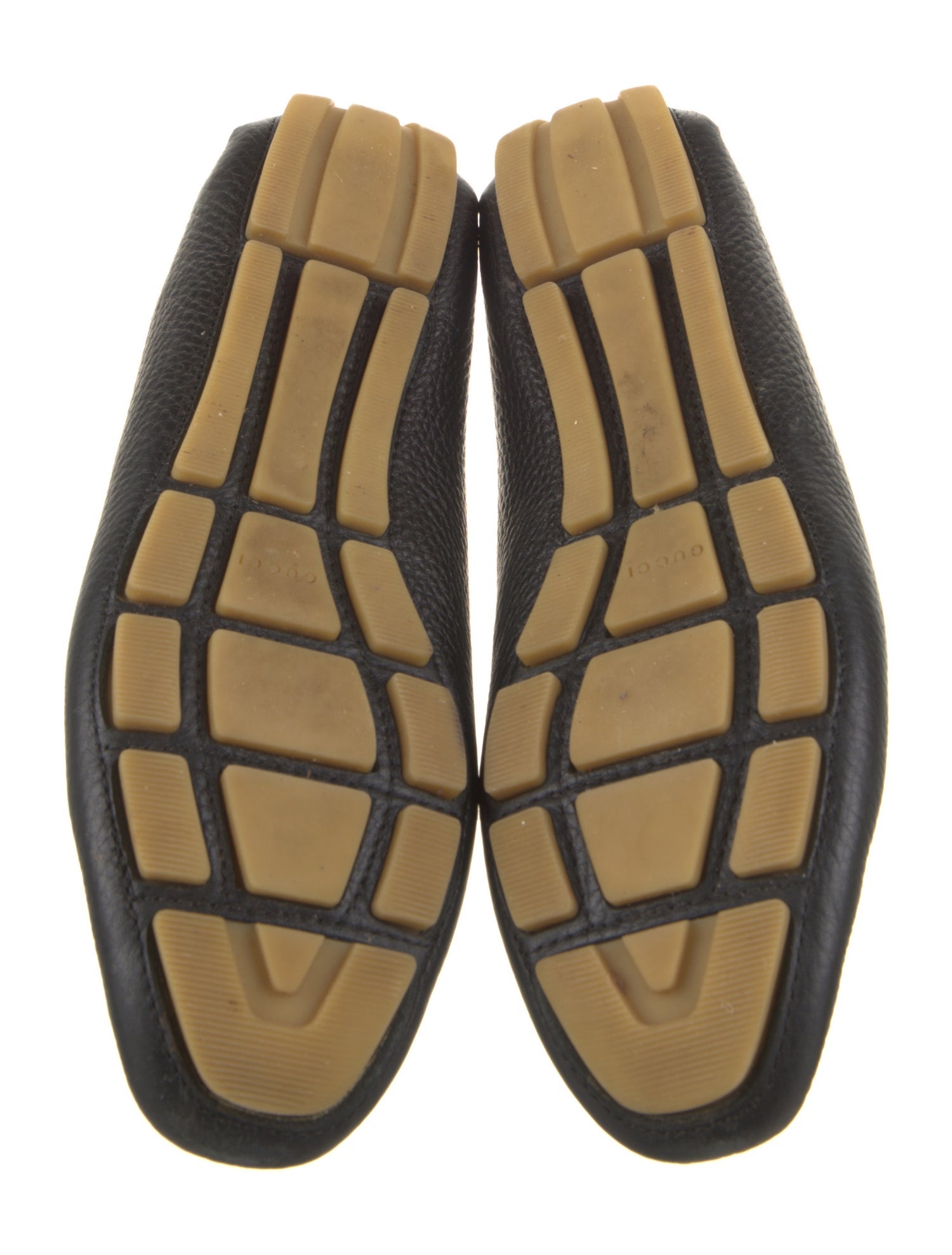 Gucci Interlocking G Logo Leather Loafers